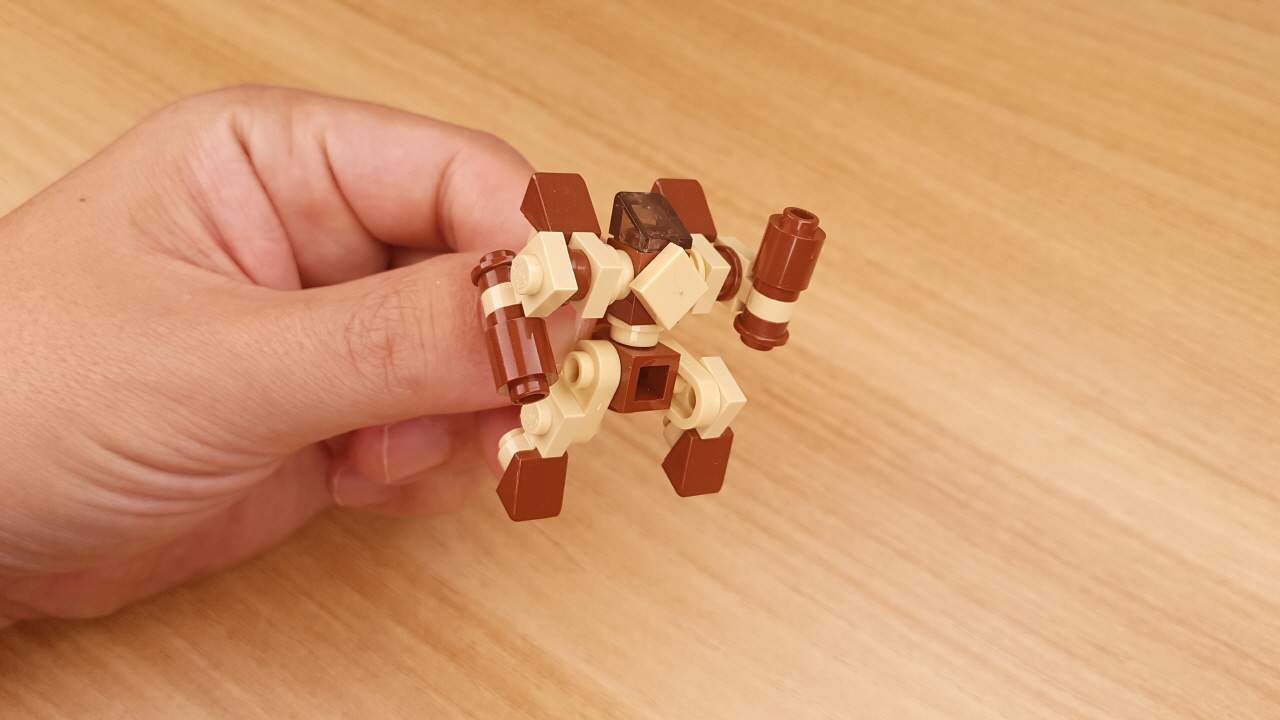 26個のパーツで作れるライガー(ライオン＋タイガー)変形ロボ -「ライゼン」
 1 - 変身,変身ロボ,レゴ変身ロボ