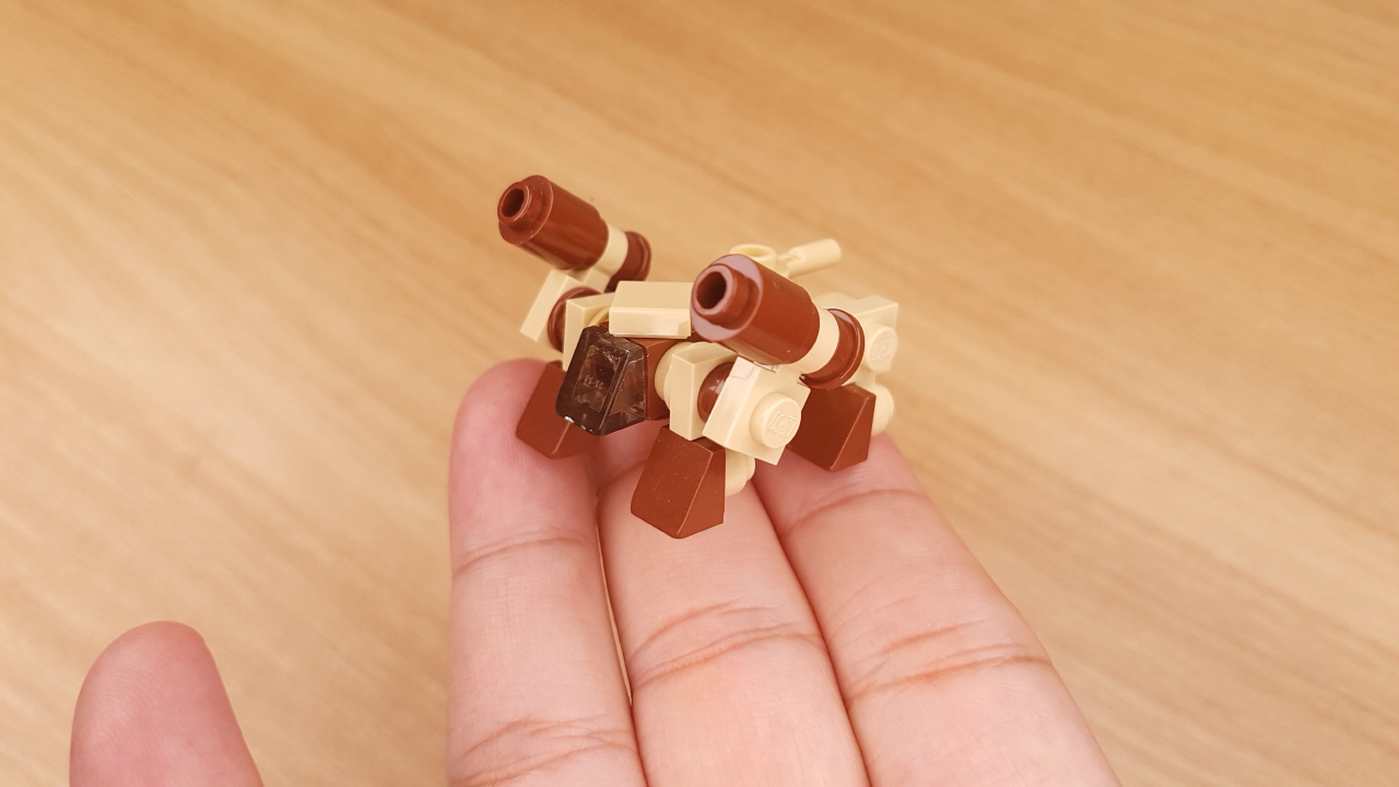 26個のパーツで作れるライガー(ライオン＋タイガー)変形ロボ -「ライゼン」
 2 - 変身,変身ロボ,レゴ変身ロボ