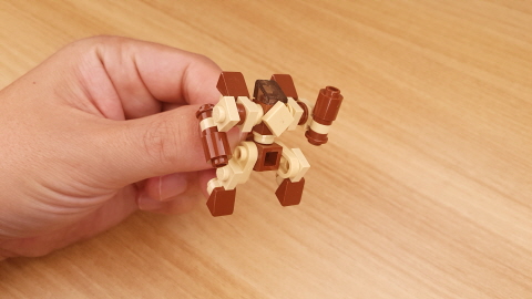 Micro brick easy to build Liger transformer mech - Laizen 2 - transformation,transformer,LEGO transformer