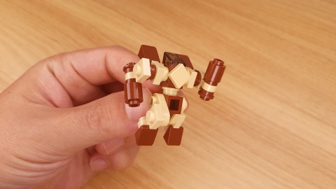 Micro brick easy to build Liger transformer mech - Laizen 3 - transformation,transformer,LEGO transformer