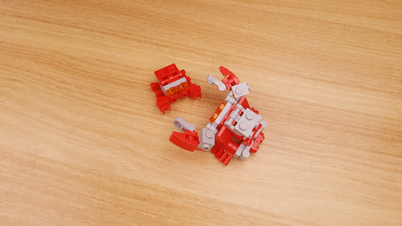 Micro brick Crab combiner transformer mech - Crab Bros
 2 - transformation,transformer,LEGO transformer