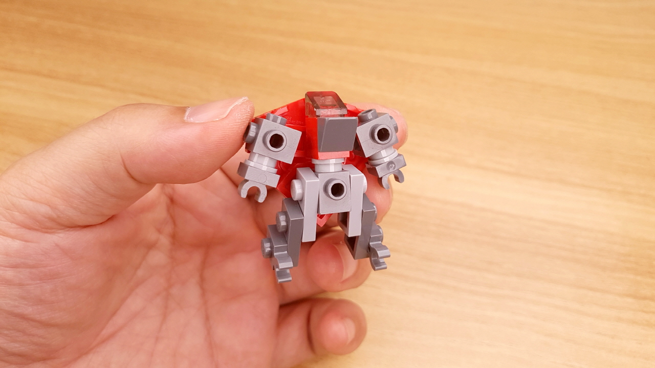 Micro brick Condor transformer mech - Redcon
 1 - transformation,transformer,LEGO transformer