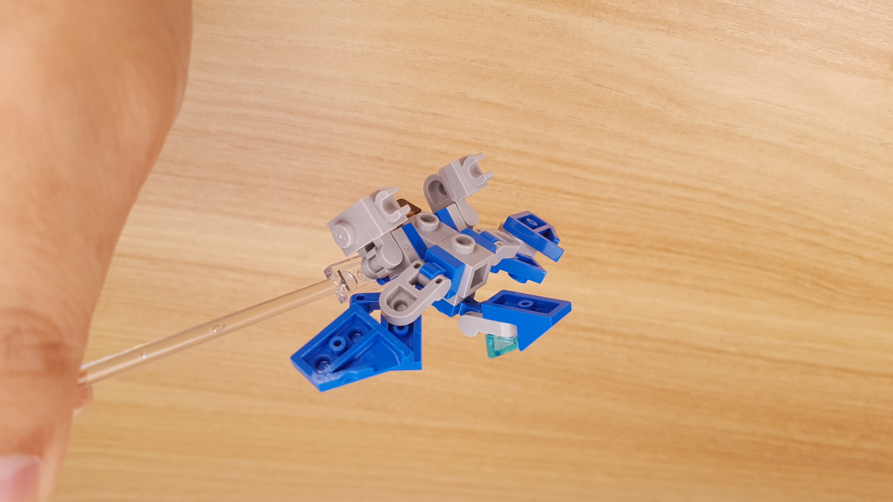 Micro brick Pteranodon transformer mech - BigFoot
 2 - transformation,transformer,LEGO transformer