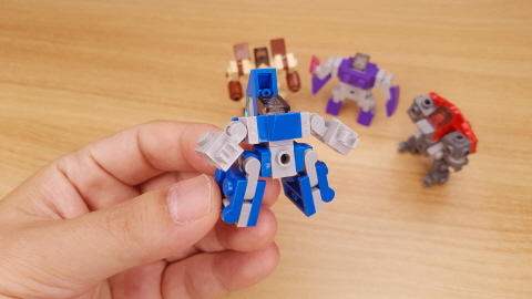 Micro brick Pteranodon transformer mech - BigFoot 2 - transformation,transformer,LEGO transformer