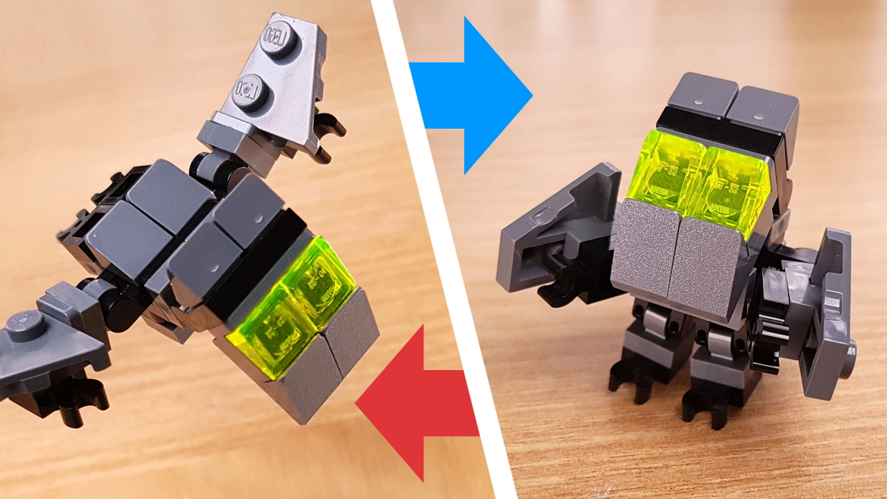 Pteranodon Baby Dino Transformer Robot
 0 - transformation,transformer,LEGO transformer