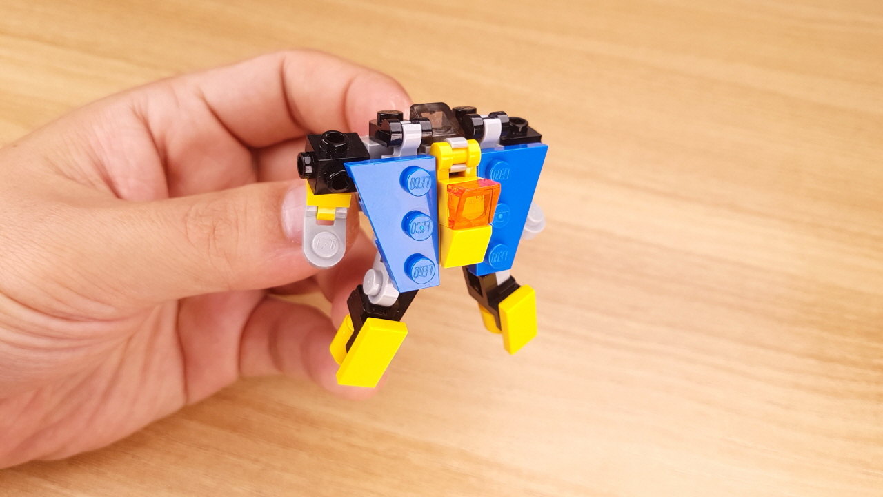 Micro brick Pteranodon transformer mech - Heavy Wings
 4 - transformation,transformer,LEGO transformer