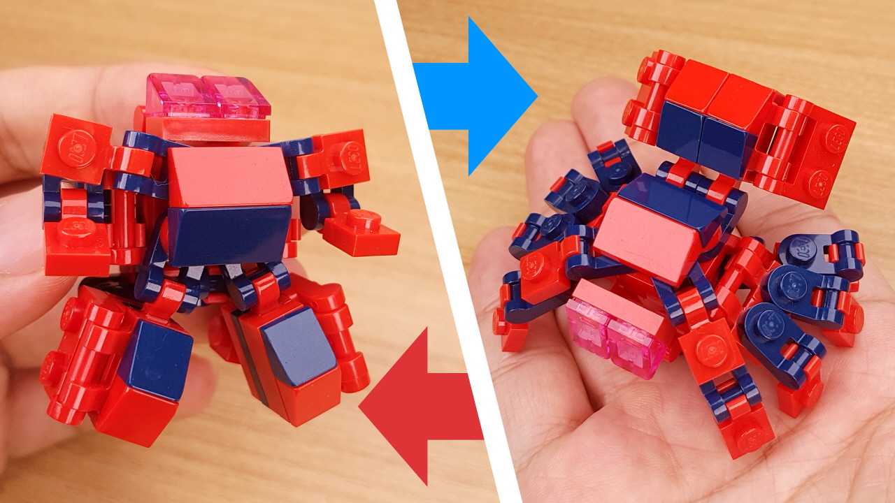 Micro brick spider transformer mech - Taranty
 0 - transformation,transformer,LEGO transformer