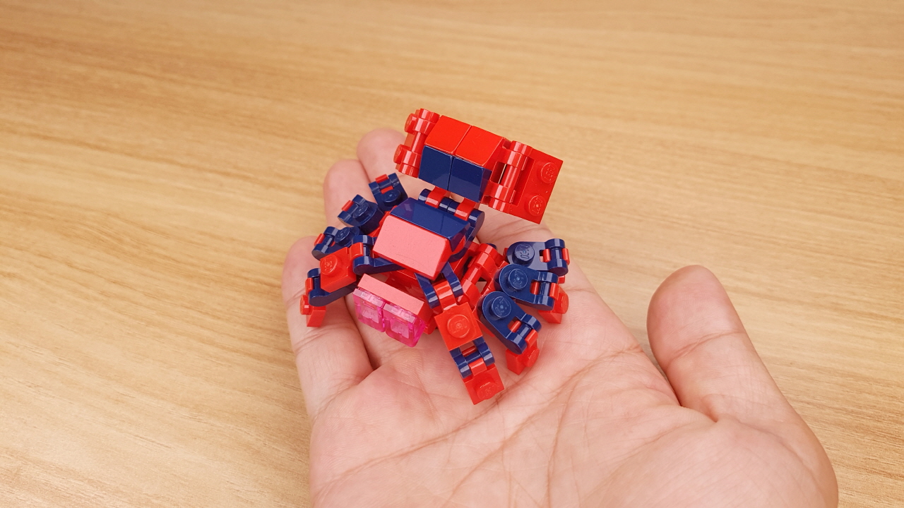 56개 브릭으로 만드는 거미 변신로봇 - 타란티 2 - 변신,변신로봇,레고변신로봇