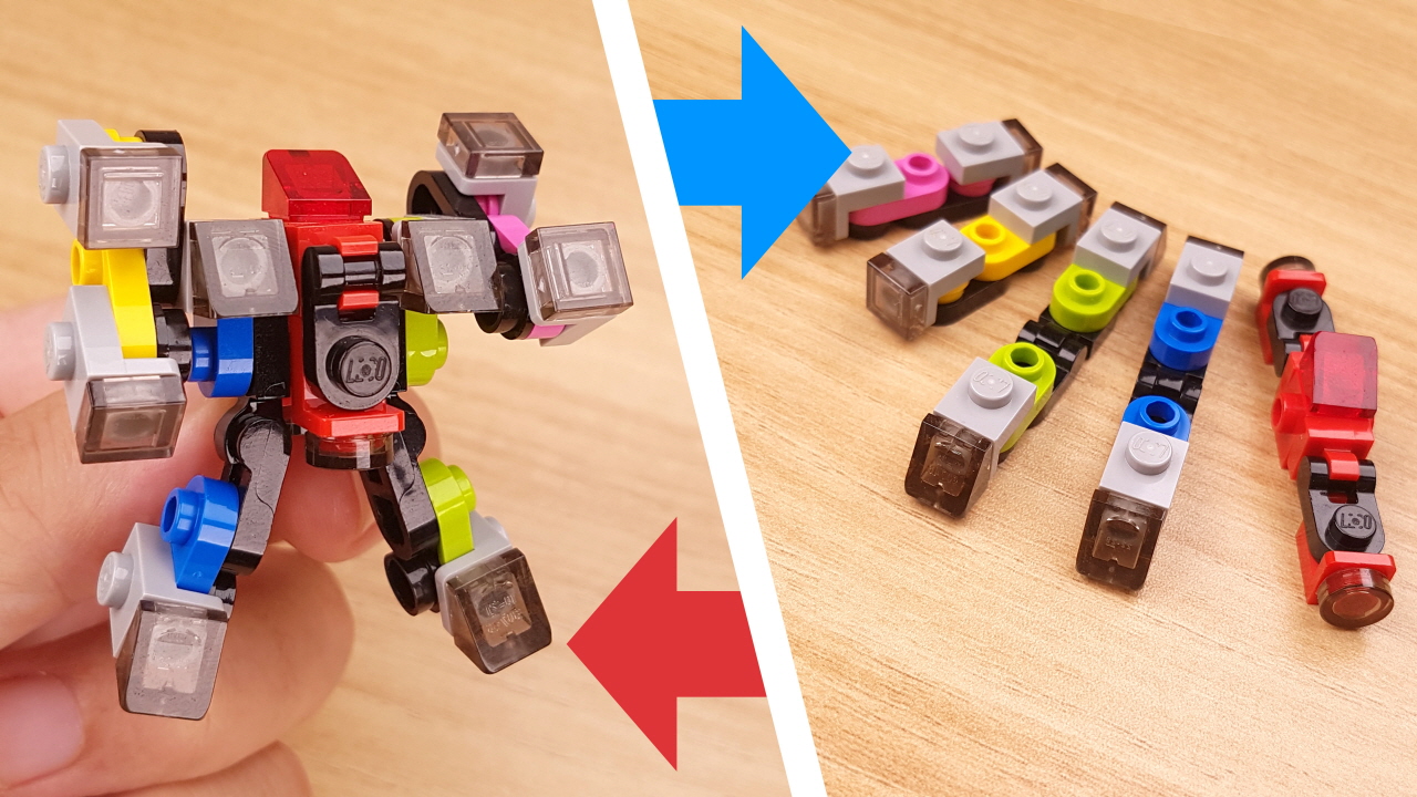 Micro brick train transformer combiners mech - Ex Train Z mini(similar to Ressha Sentai ToQger)
 0 - transformation,transformer,LEGO transformer