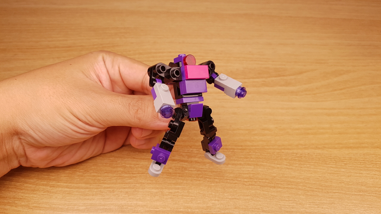 鉄砲に変わるショックウェーブっぽい紫色の変形ロボ「ダブルショット」
 1 - 変身,変身ロボ,レゴ変身ロボ