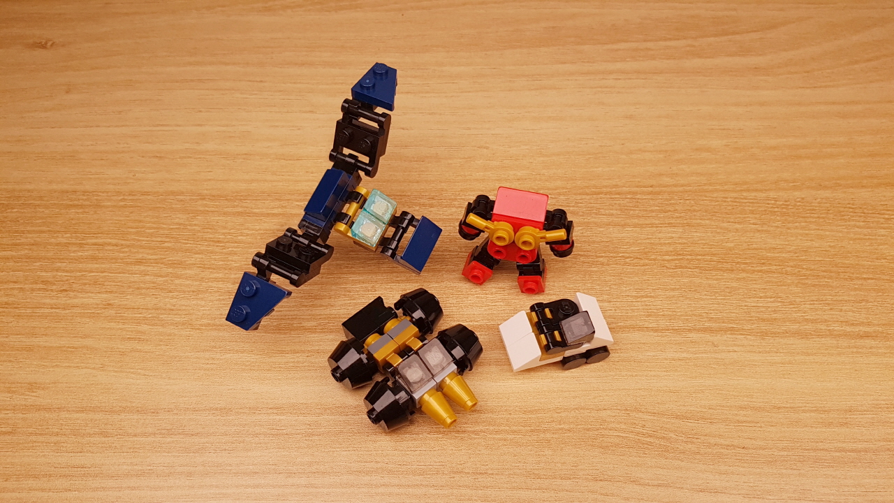 Micro brick simple transformer combiners mech - Extremmmer (similar to ultra combo ninja mech) 2 - transformation,transformer,LEGO transformer