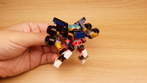 Micro brick simple transformer combiners mech - Extremmmer (similar to ultra combo ninja mech) 2 - transformation,transformer,LEGO transformer
