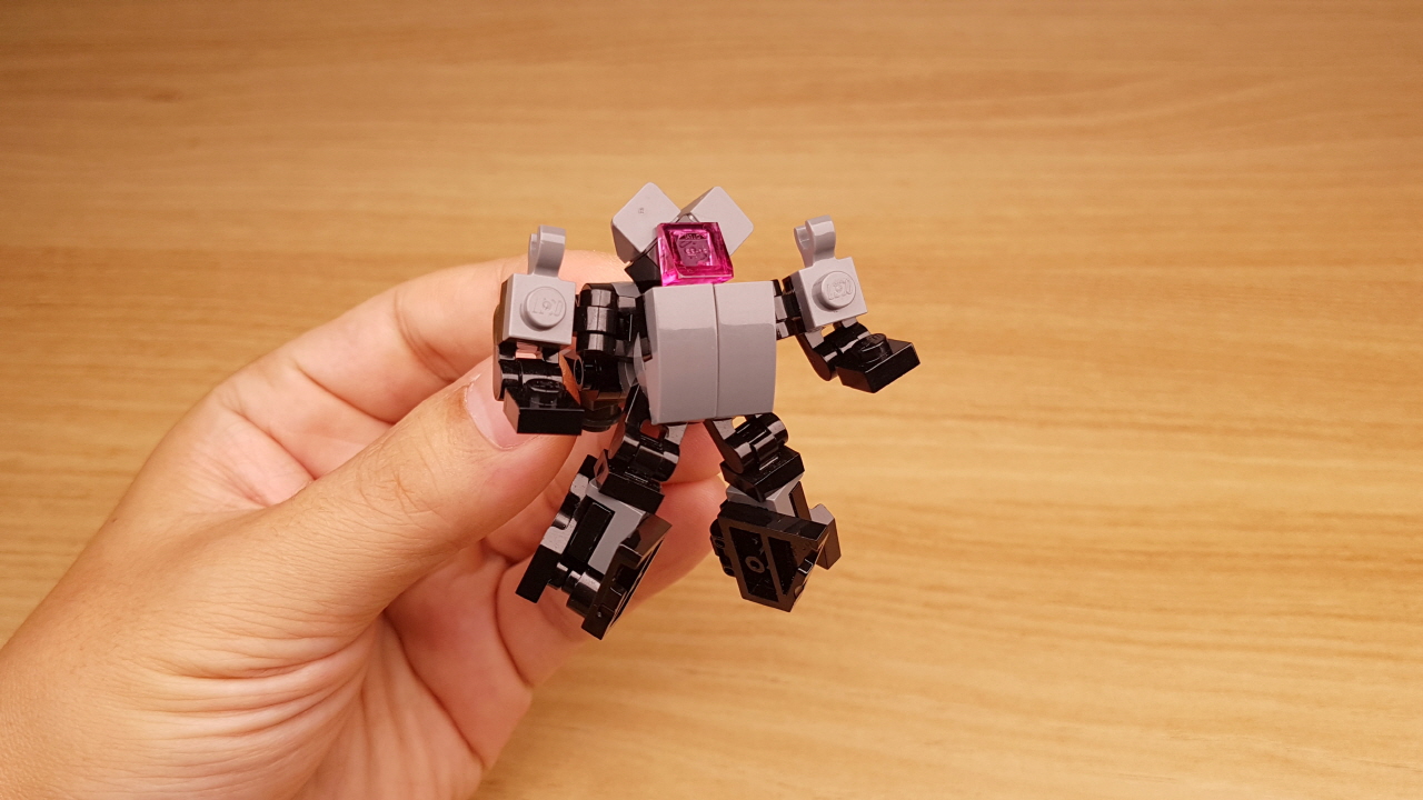 Micro brick transformer mech - Cave Keeper
 1 - transformation,transformer,LEGO transformer