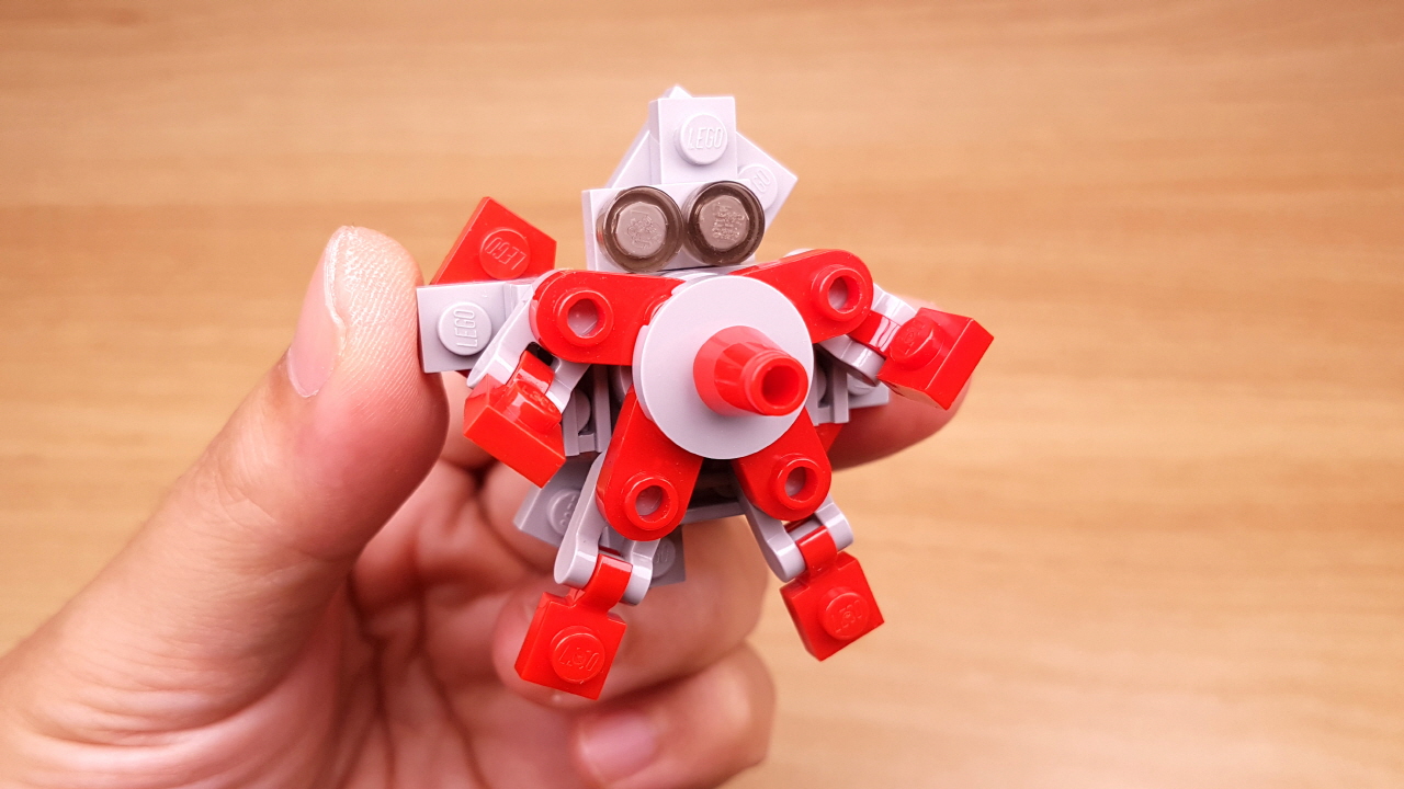 Micro brick Spinning Top transformer mech - Spinny Boom
 1 - transformation,transformer,LEGO transformer