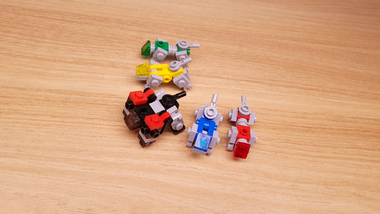 5마리 사자의 변신 합체 로봇 - 라이온V! 2 - 변신,변신로봇,레고변신로봇