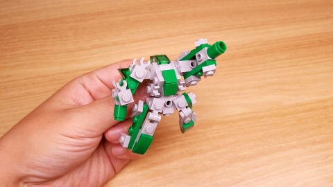 Micro LEGO brick Turtle combiners transformer mech - Turtle Q 2 - transformation,transformer,LEGO transformer