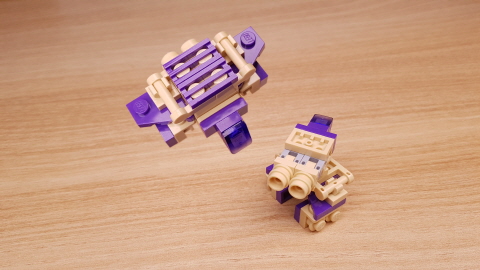 Micro LEGO brick Triple Changer transformer mech - Wing Tank 1 - transformation,transformer,LEGO transformer