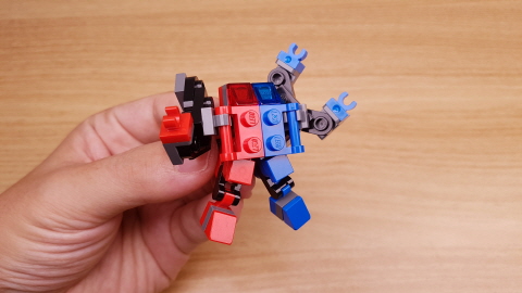 Micro LEGO brick Combiners transformer mech - Super R&B 2 - transformation,transformer,LEGO transformer