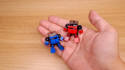 Micro LEGO brick Combiners transformer mech - Super R&B 1 - transformation,transformer,LEGO transformer