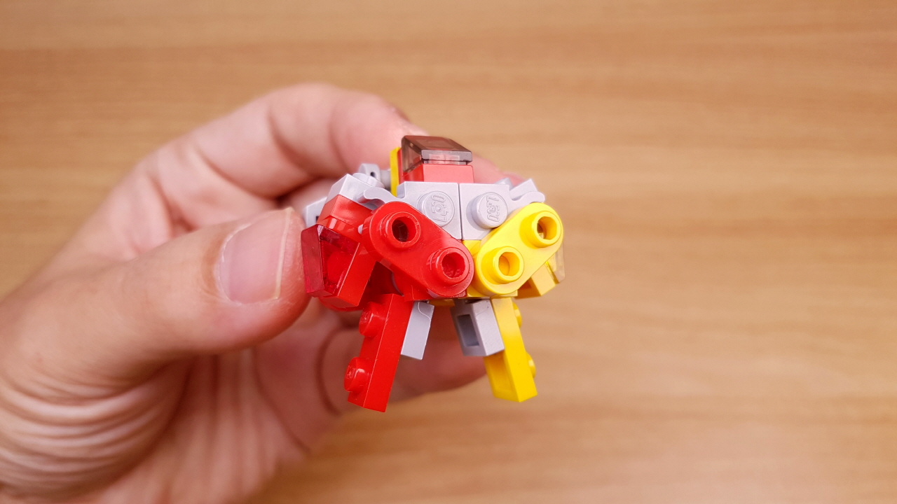Micro LEGO brick T-Rex combiners transformer mech - Mini Kaiser
 1 - transformation,transformer,LEGO transformer