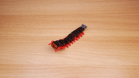 Micro LEGO brick Centipede transformer mech - Centy 1 - transformation,transformer,LEGO transformer