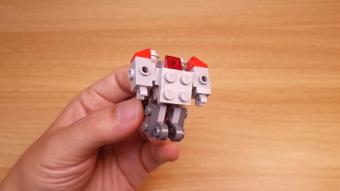 Micro LEGO brick helicopter transformer mech - GigaHeli 2 - transformation,transformer,LEGO transformer