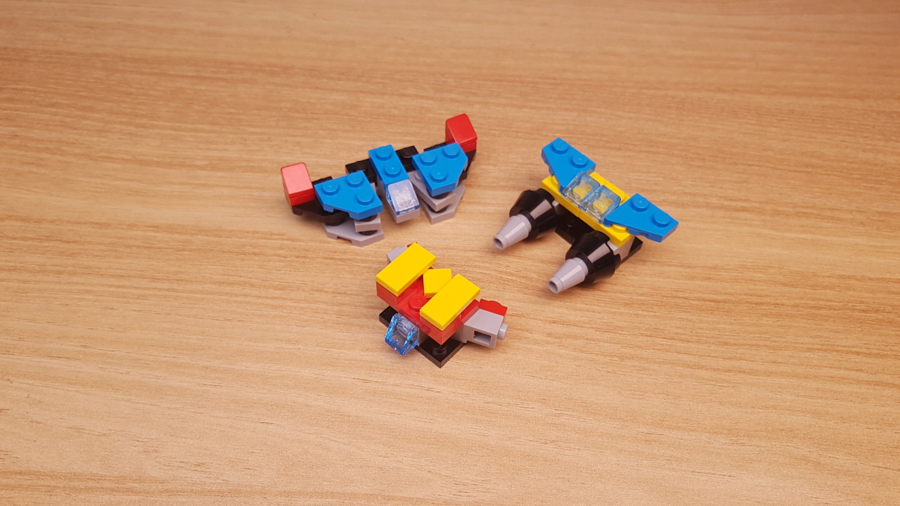 Micro LEGO brick combiner transformer mech - Captain NJ
 2 - transformation,transformer,LEGO transformer