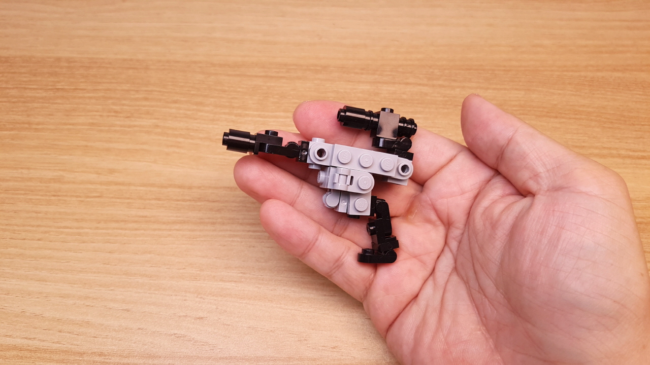 Micro LEGO brick gun transformer mech - Gunman 38
 2 - transformation,transformer,LEGO transformer
