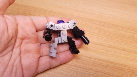 Micro LEGO brick gun transformer mech - Gunman 38 2 - transformation,transformer,LEGO transformer