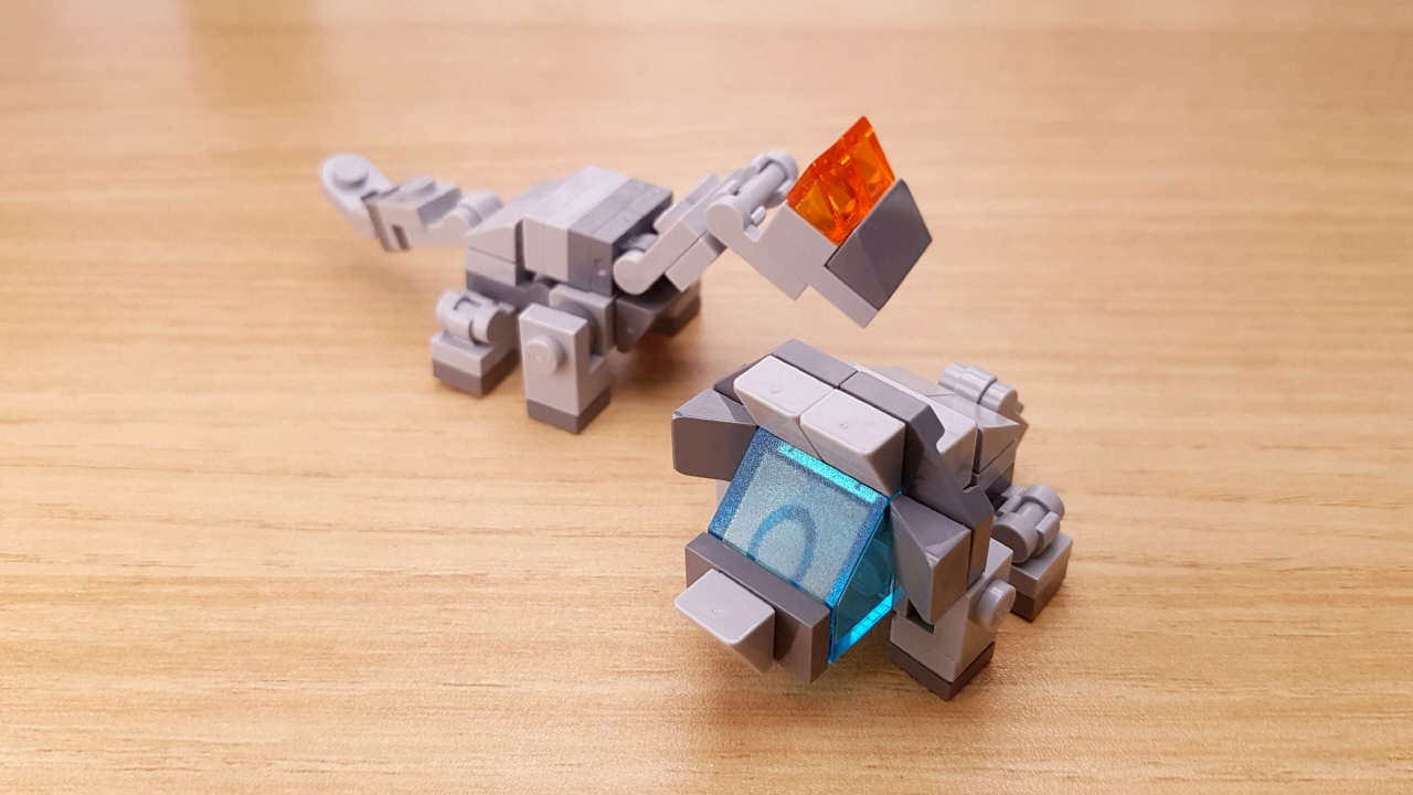 Brontosaurus Baby Dino Transformer Robot
 5 - transformation,transformer,LEGO transformer
