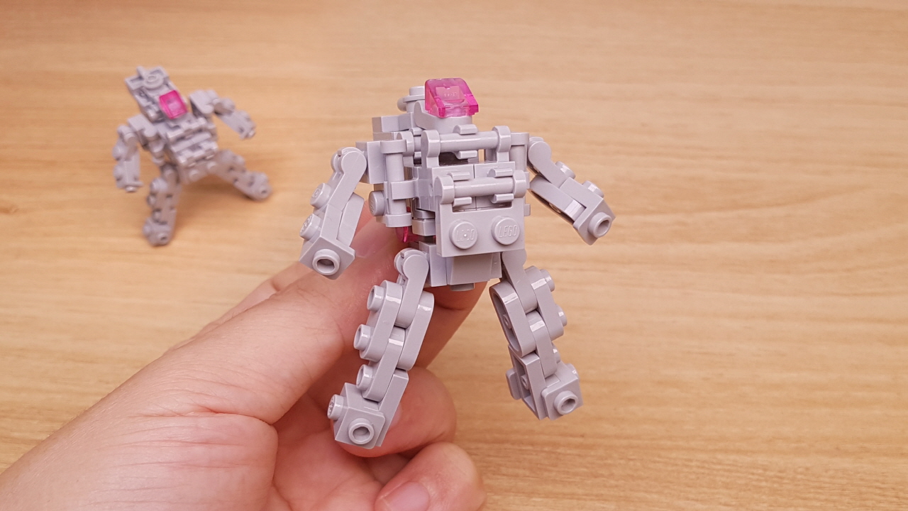 Micro LEGO brick Rhino transformer mech - FortRhino (similar to Rhinox)
 2 - transformation,transformer,LEGO transformer