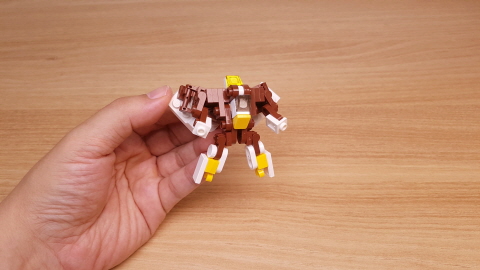 Micro LEGO brick eagle transformer mech - Eagle Fighter (similar to SilverBolt) 2 - transformation,transformer,LEGO transformer