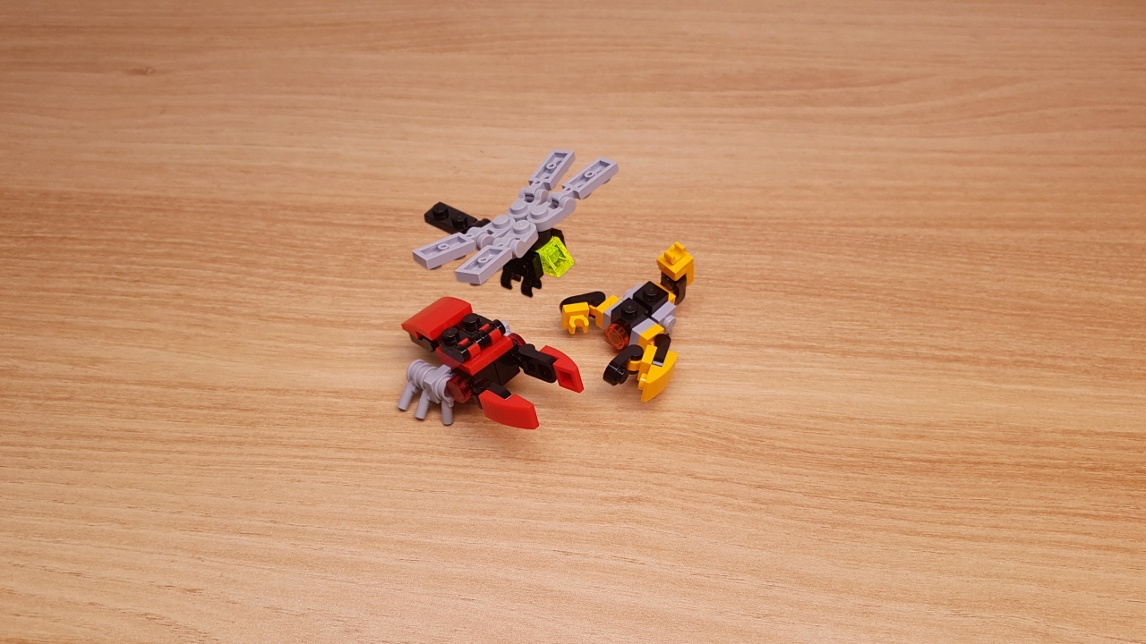 Micro LEGO brick bugs combiner transformer mech - Bugking
 2 - transformation,transformer,LEGO transformer