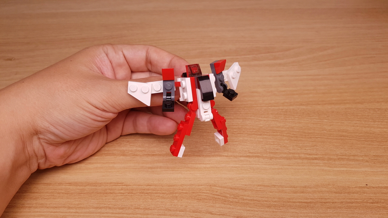 Micro LEGO brick fighterjet transformer mech - Thunder Jet
 1 - transformation,transformer,LEGO transformer