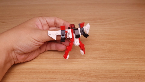 Micro LEGO brick fighterjet transformer mech - Thunder Jet 2 - transformation,transformer,LEGO transformer