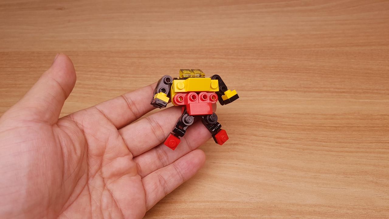 Micro LEGO brick robot transformer mech - Updown Boys
 1 - transformation,transformer,LEGO transformer