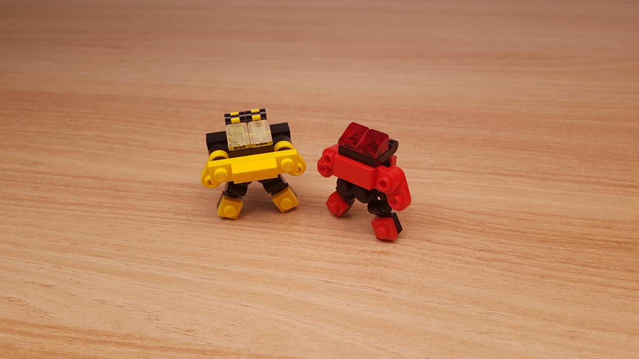 Micro LEGO brick robot transformer mech - Updown Boys
 2 - transformation,transformer,LEGO transformer