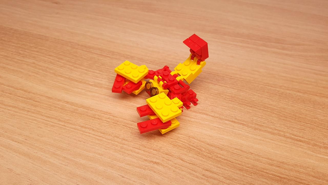 Micro LEGO brick scorpion transformer mech - Big Hand
 2 - transformation,transformer,LEGO transformer