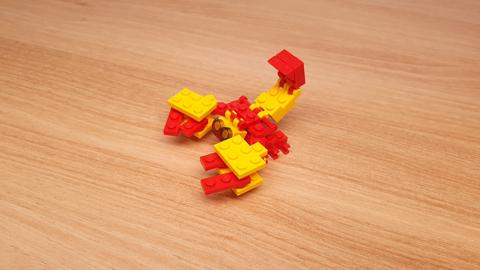 Micro LEGO brick scorpion transformer mech - Big Hand 1 - transformation,transformer,LEGO transformer