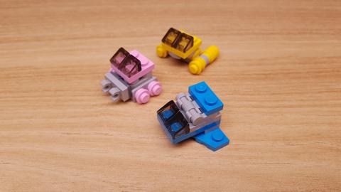 Micro LEGO brick combiner transformer mech - Rescue Power 1 - transformation,transformer,LEGO transformer