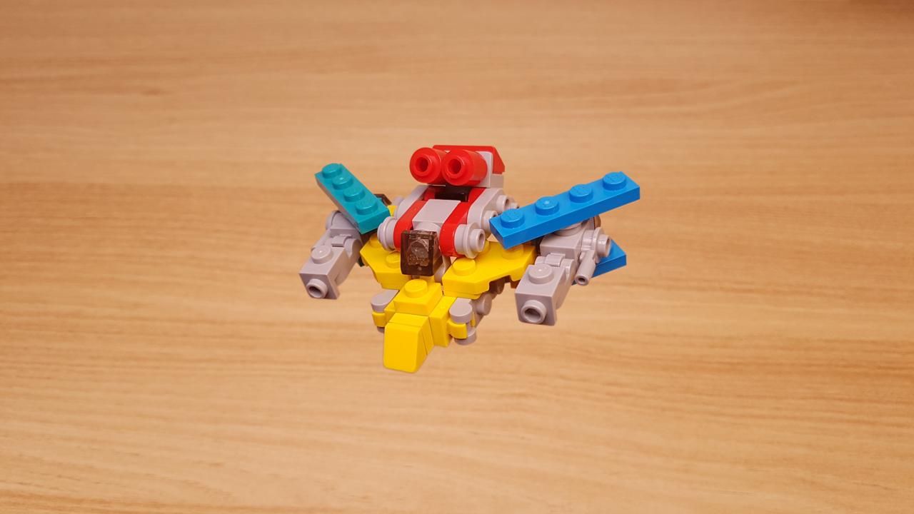 ヘリ、戦車、戦闘機の戦闘マシンが合体して強力なロボになる「ワー・ボット」
 3 - 変身,変身ロボ,レゴ変身ロボ