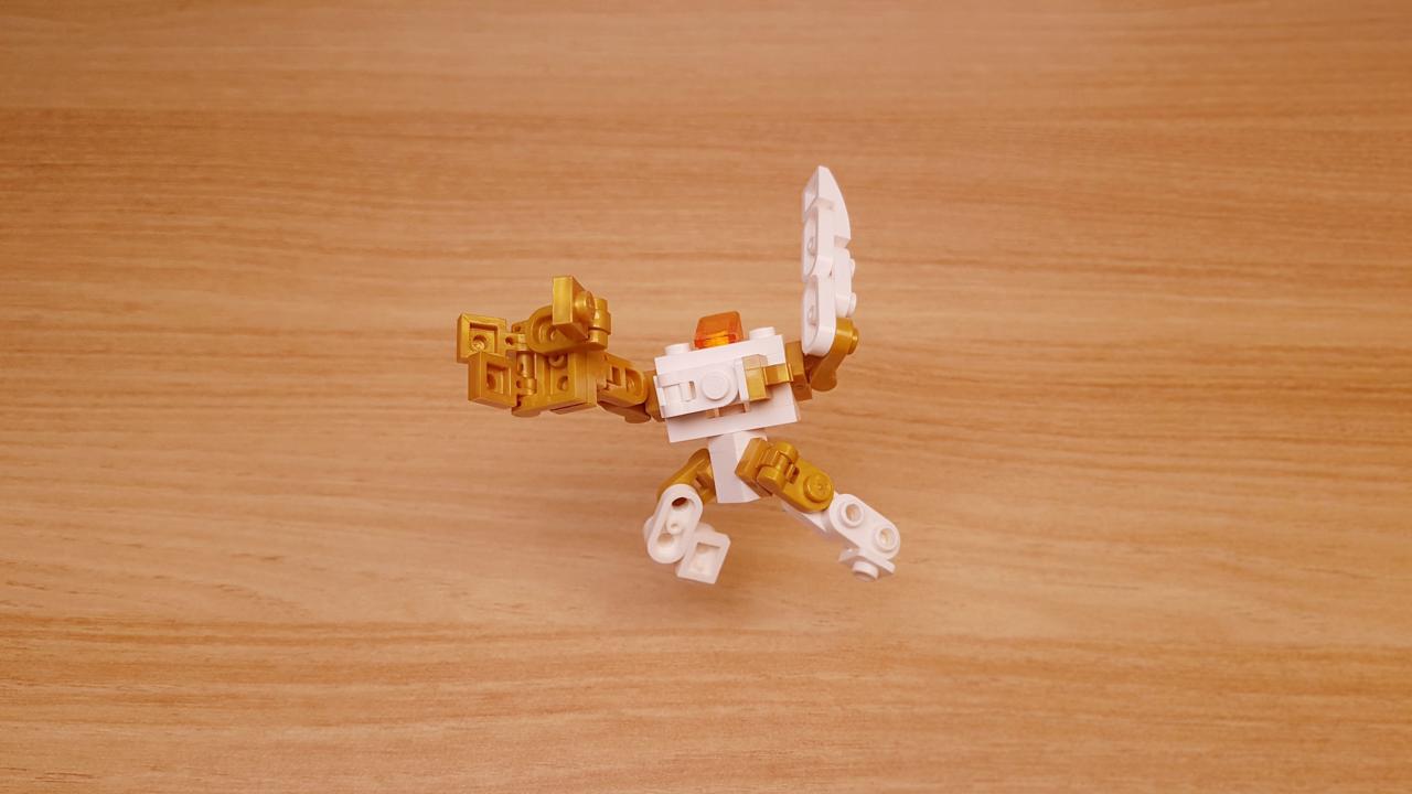 Micro LEGO brick transformer mech - Two-Face
 2 - transformation,transformer,LEGO transformer
