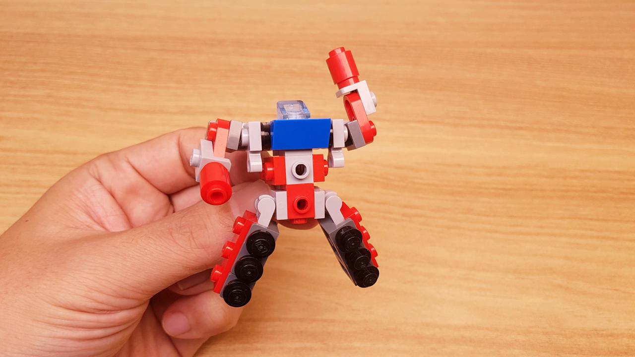 Micro LEGO brick combiner transformer mech - Micro Boy
 1 - transformation,transformer,LEGO transformer