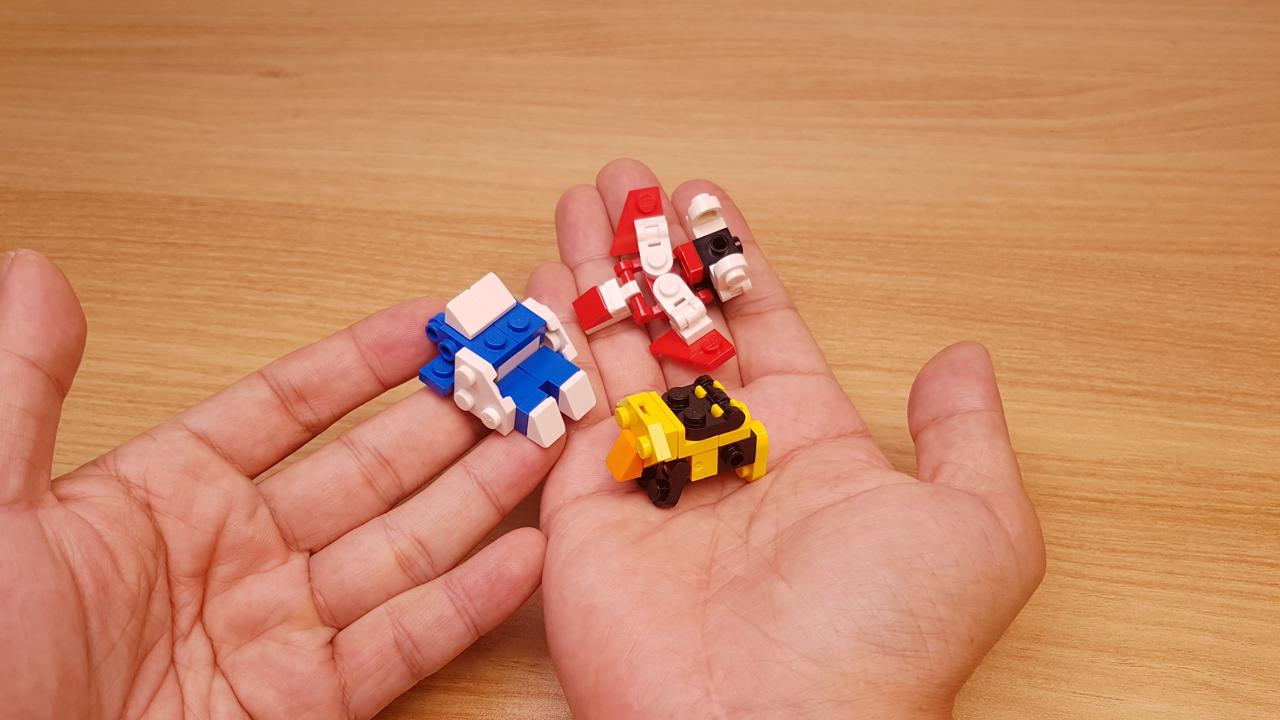 Micro LEGO brick combiner transformer mech - Wildman
 2 - transformation,transformer,LEGO transformer