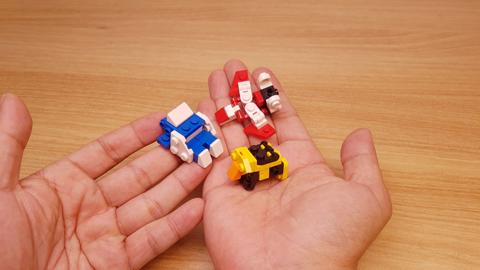 Micro LEGO brick combiner transformer mech - Wildman 1 - transformation,transformer,LEGO transformer