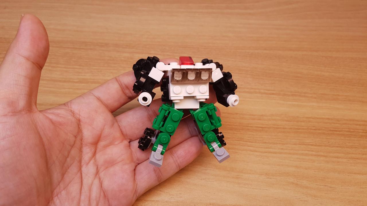 Micro LEGO brick combiner transformer mech - TwoBot
 1 - transformation,transformer,LEGO transformer