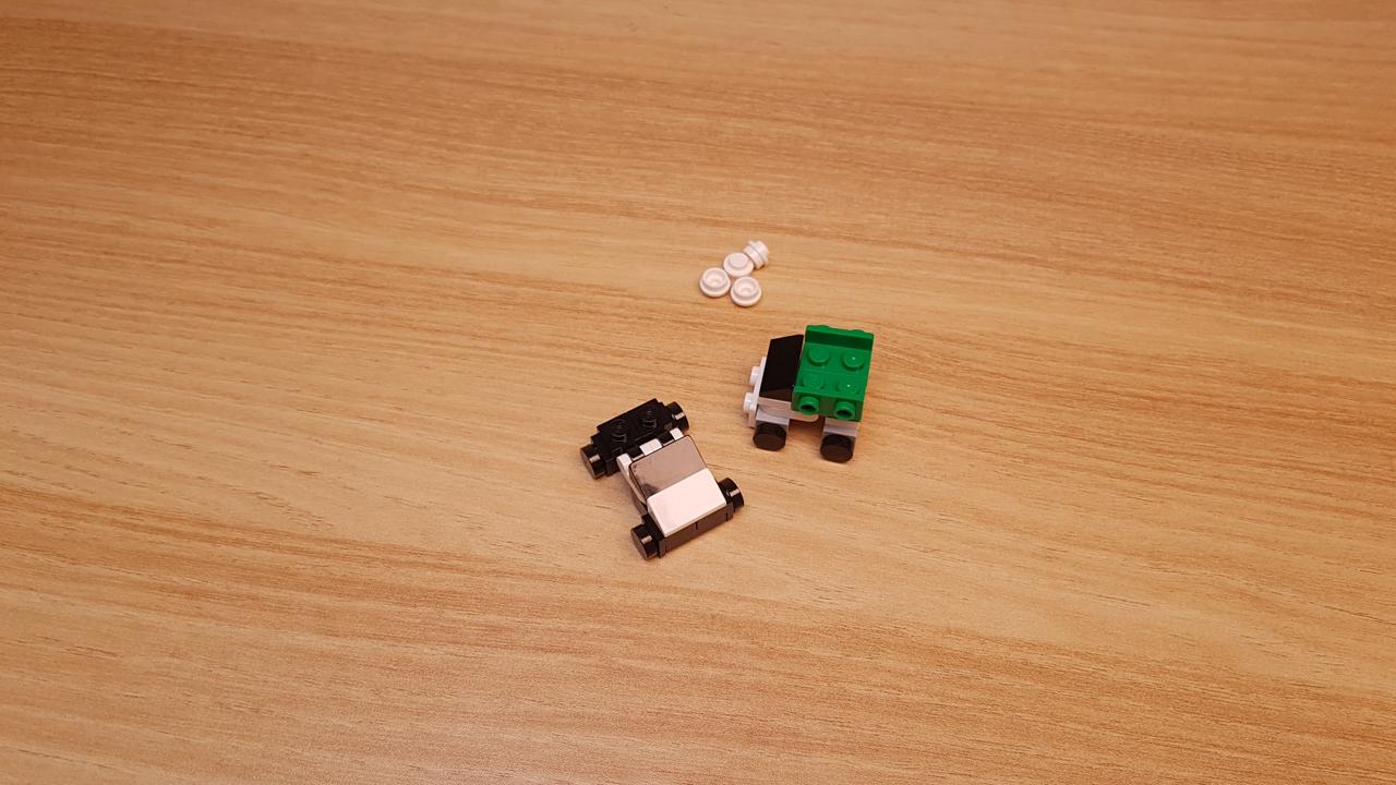 Micro LEGO brick combiner transformer mech - TwoBot Mini
 2 - transformation,transformer,LEGO transformer
