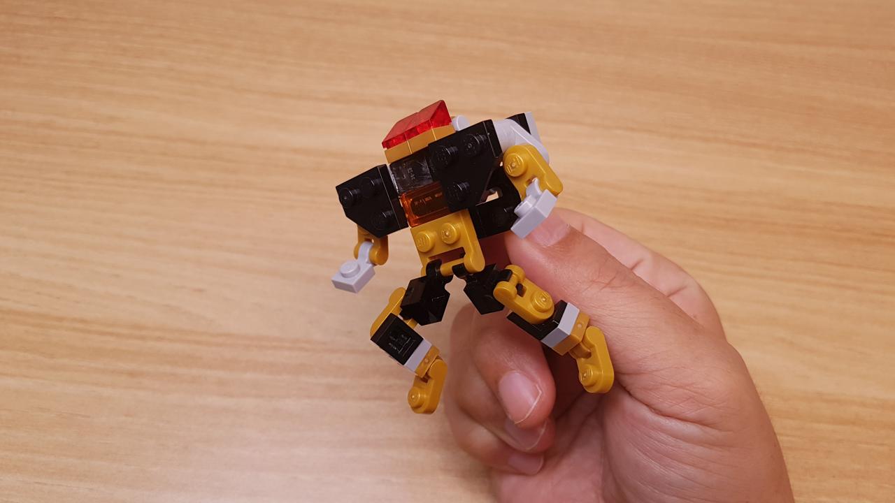 Micro LEGO brick transformer mech - Power Guard
 2 - transformation,transformer,LEGO transformer