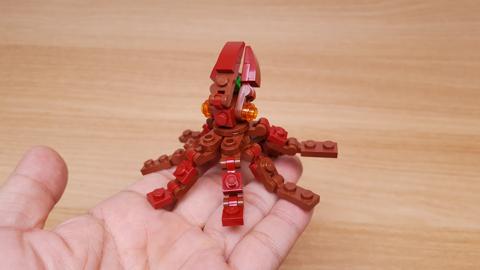 Micro LEGO brick Octopus transformer mech - Red Shadow
 3 - transformation,transformer,LEGO transformer
