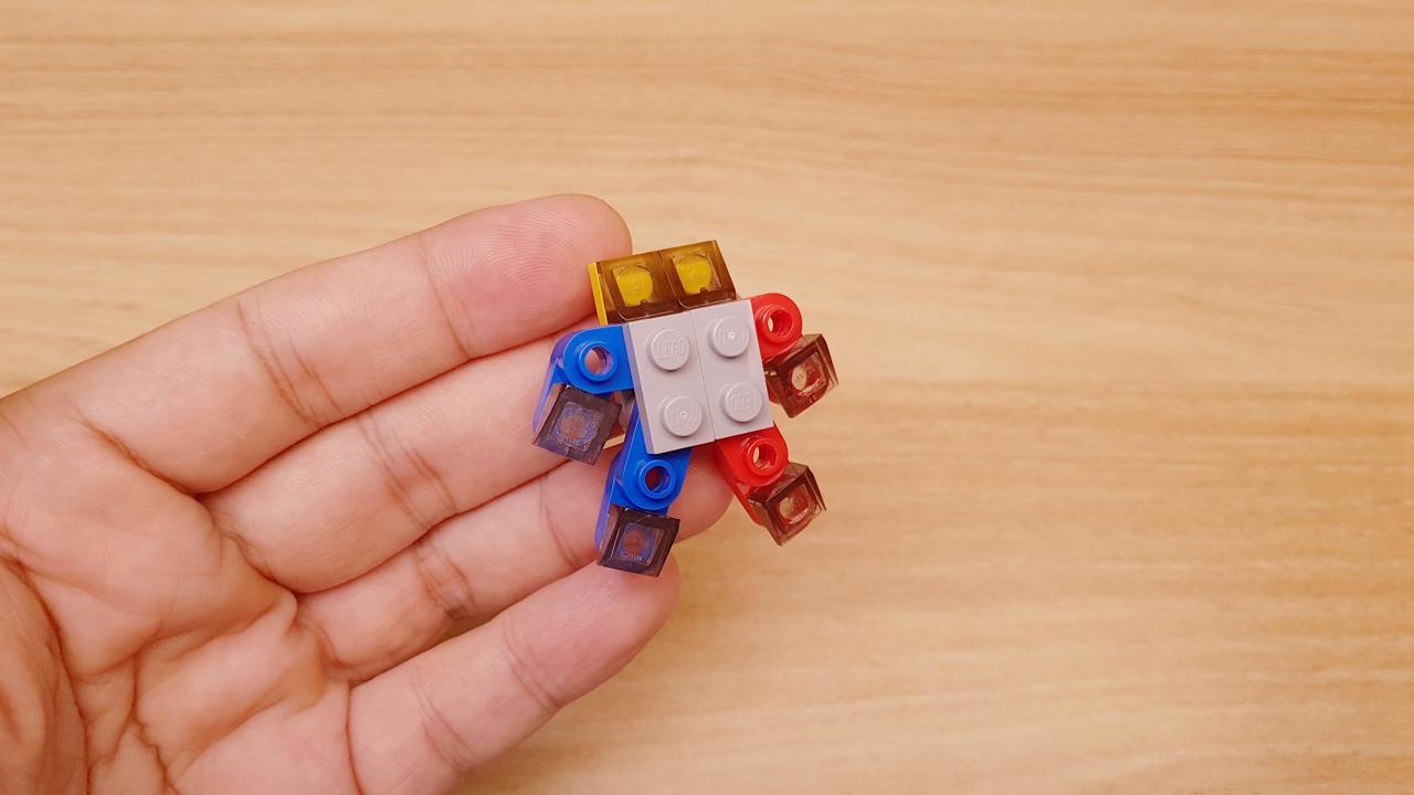 Micro LEGO brick train combiner transformer mech - Train Boy
 4 - transformation,transformer,LEGO transformer